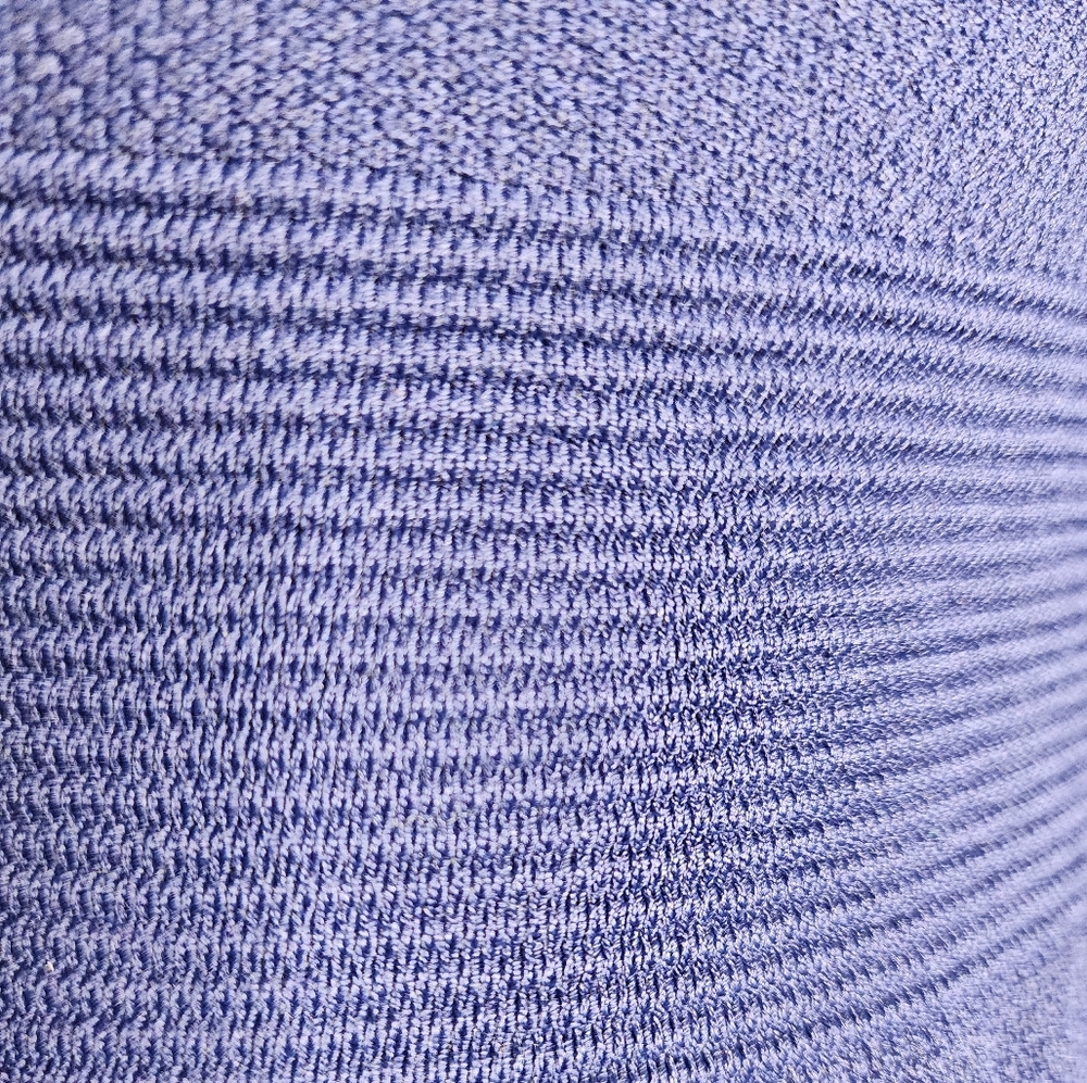 Sandro Blue Knit Short Sleeve Dress - Picture 6 of 12